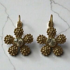 Kate Spade Gold Flower Earrings